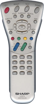 Пульт для телевизоров SHARP GA074WJSA AQUA [PLASMA, LCD TV] - 536