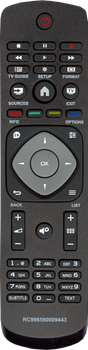 Пульт для телевизоров PHILIPS RC-9965 9000 9443 [PLASMA, LCD, LED TV] - 1906