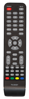 Пульт для телевизоров SATURN/HYNDAI/AKAI/SHIVAKI TV+DVD7 [TV] - 1818