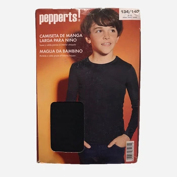 Подростковый лонгслив для мальчика Pepperts! PIL41148 134-140 см Темный синий (hm_2000000354071)