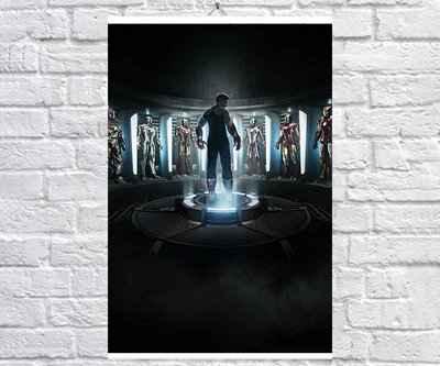 Постер BEGEMOT Мстители Супергерои MARVEL Тони Старк Железный человек Iron Man 61x90 см (1124086-1)