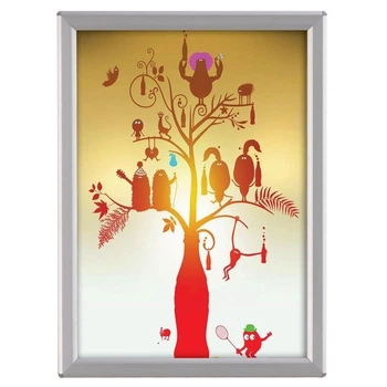 Рамка для фото и плакатов M&T Displays, Opti Frame В2 50х70 см Серебристая