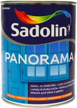 Farba Sadolin Panorama półpołyskowa do okien i drzwi Biała BW 1 l (5249310)