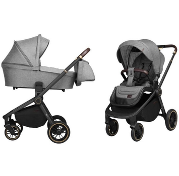 Коляска универсальная CARRELLO Epica CRL-8510/1 (2in1) Silver Gray +дождевик /1/