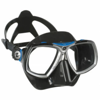 Маска для дайвінгу Aqualung LOOK 2 чорно-синя силикон чорний (MS146113)