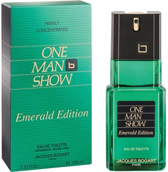 Туалетная вода для мужчин Jacques Bogart One Man Show Emerald Edition 100 мл (3355991005297)