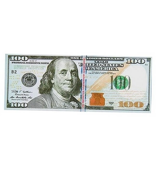 Сувенирные деньги "100 долларов новые", 80 шт., Украина
