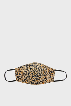 Жіноча захисна маска Leopard Cotton Face Accessorize OS 987115