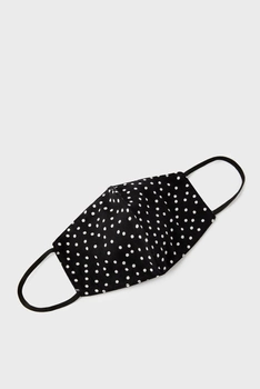 Чорна захисна маска POLKA DOT FACE COVER Accessorize OS 187189