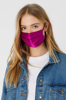 Жіноча рожева захисна маска pure silk Accessorize OS 187070