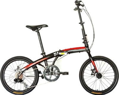 Велосипед TRINX Dolphin 1.0 20" 2021 Black-White-Red (DOL1.0BWR)