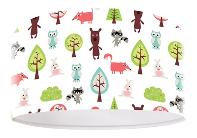 Абажур BPS Koncept 50cm FOREST FRIENDS