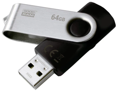 Флеш-накопичувач Goodram UTS2 TWISTER 64 ГБ USB 2.0 чорний