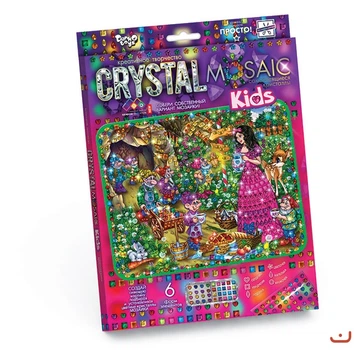Набор для креативного творчества CRYSTAL MOSAIC KIDS, Белоснежка MiC CRMk-01-07