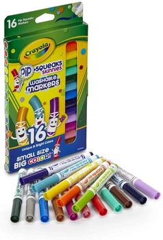 Набор фломастеров Crayola Pip Squeaks Washable Mini Markers Маркеров 16 шт (58-8146)