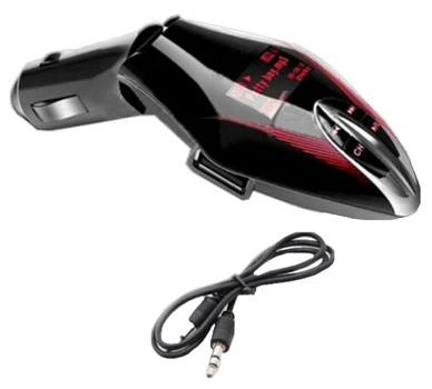 FM модулятор Car V7 Bluetooth трансмітер для авто з USB AUX microSD Hands Free автомобільний FM адаптер з LED дисплеєм мікрофоном зарядкою смартфона підтримкою MP3 WAV WMA та бездротовим підключенням