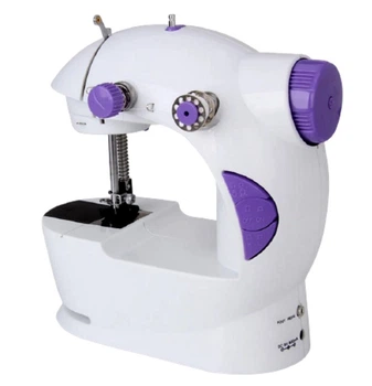 Швейная машинка портативная Mini Sewing Machine Fhsm 201 - Мини швейная машина с педалью и блоком питания