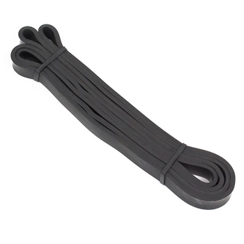 Резиновая петля EasyFit Power Bands 6-31 кг черная (для фитнеса, тренировок, подтягиваний, резина для турника, резинка-эспандер) EFPB631-Bk