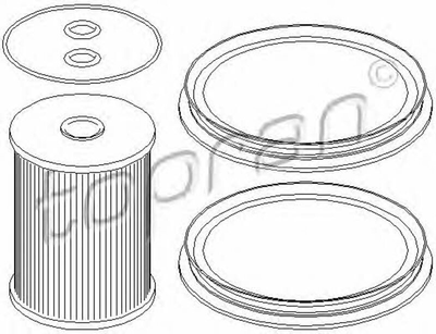 Топливный фильтр Topran 501431