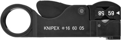 Інструмент для видалення ізоляції з коаксіальних кабелів Knipex 16 60 05 SB