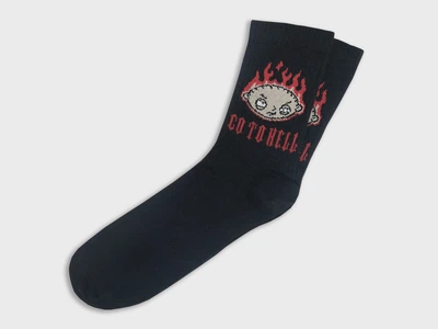 Шкарпетки Rock'n'socks Гриффини Go to hell, One size (37-43)