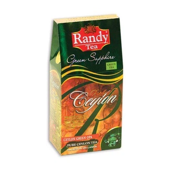 Чай зелений розсипний Randy Tea Зелений сапфір Green Tea OPA 100 г