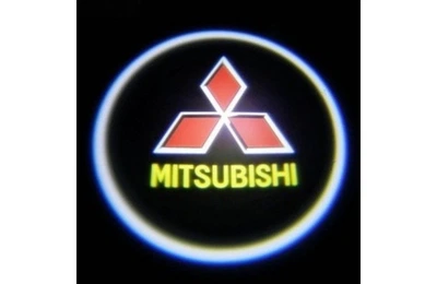 Підсвічування дверей авто з логотипом автомобіля MITSUBISHI (универсальна - врізна) G4 5вт LED LOGO