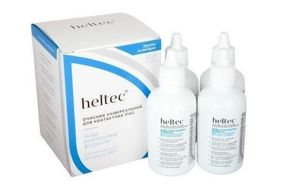 Растворы для очистки контактных линз Heltec 4 х 100 мл