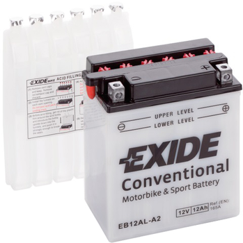 Мото аккумулятор Exide Conventional 12 Ah Ев (-/+) 165EN (EB12AL-A2)