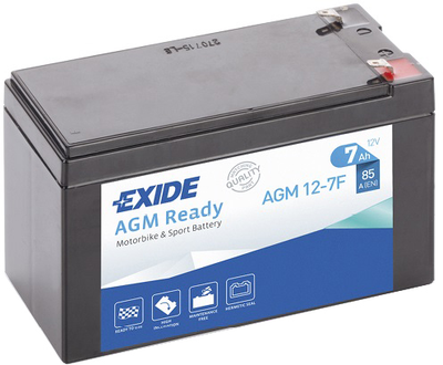 Мото аккумулятор Exide Ready AGM 7 Ah 85EN (AGM12-7F)