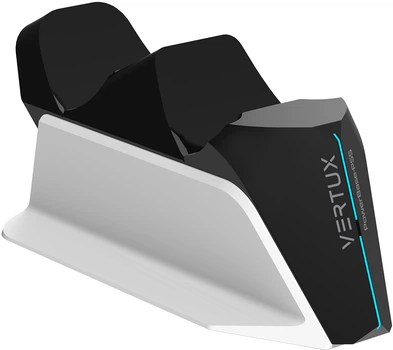 Зарядная станция Vertux PowerBase-PS5 для двух геймпадов PlayStation 5 Dualsense (powerbase-ps5.white)