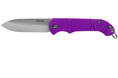 Ніж складаний кишеньковий Ontario OKC Traveler Purple 8901PUR (Slip joint, 57/135 мм, сірий)