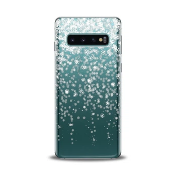 Чехол силиконовый для Samsung (Красивые снежинки) Galaxy A7 (2017) самсунг галакси silicone case (767495301)