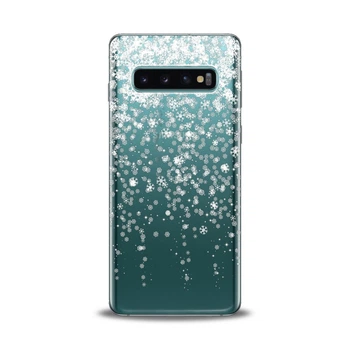 Чехол силиконовый для Samsung (Красивые снежинки) Galaxy A3 (2017) самсунг галакси silicone case (767495308)