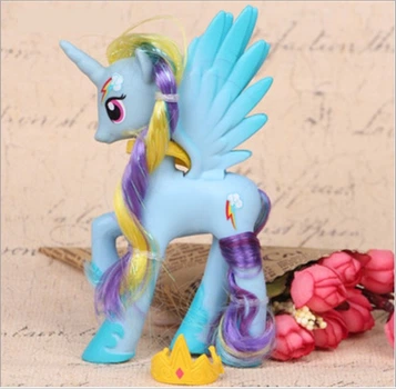 Фигурка Единорог My Little Pony Пони-пегас Принцесса Радуга Дэшв 14 см 01931