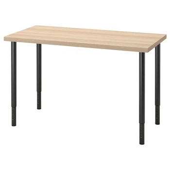 Письменный стол IKEA LAGKAPTEN / OLOV 120x60 см дуб, черный 794.169.06