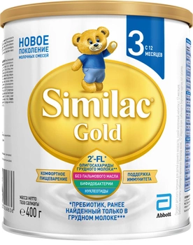 Сухая молочная смесь Similac Gold 3 400 г (5391523058636)