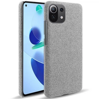 Захисний чохол KSQ Cloth Style для Xiaomi Mi 11 Lite / 11 Lite NE - Light Grey