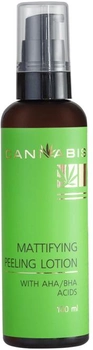 Матирующий лосьон-пилинг Cannabis с AHA/BHA кислотами и экстрактом каннабиса 100 мл (4820218714010)