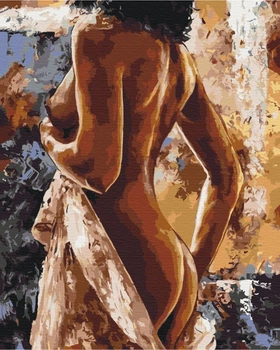 Картина по номерам Brushme Женщина 40 x 50 BS8714