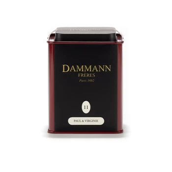 Черный чай ароматизированный Dammann 11-Paul and Virginie (11-Поль і Віржіні), банка 100г.