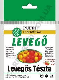 Воздушное тесто (Levegos teszta) PUFFI LEVEGO Eper+Hal (клубника+рыба)