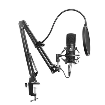 Микрофон Maono AU-A03 mini jack 3.5 cо стойкой, поп фильтром
