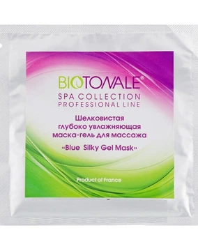 Biotonale Blue Silky Gel Mask Маска-гель шелковистая глубоко увлажняющая для массажа 20 г