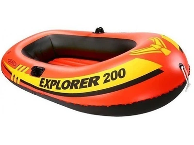 Одноместная надувная лодка Intex Explorer 200 Pro для детей и взрослых Интекс 160х94х29 ТВ 58330