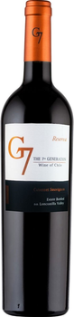 Вино Vina Carta Vieja G7 Reserva Cabernet Sauvignon красное сухое 0.75 л 14% (7804310546318)
