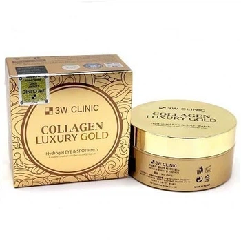 Патчи для очей 3W CLINIC Collagen & Luxury Gold Eye Patch 60 шт