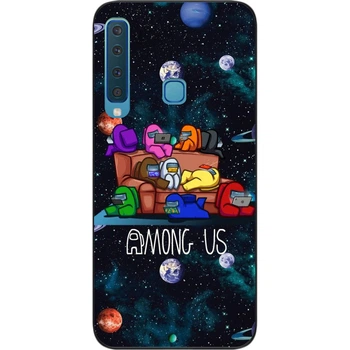 Силиконовый чехол SMTT для Samsung Galaxy A9 2018 с картинкой Among us