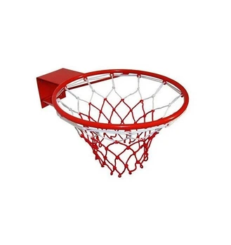 Баскетбольное кольцо SportReal №7 45 см с сеткой