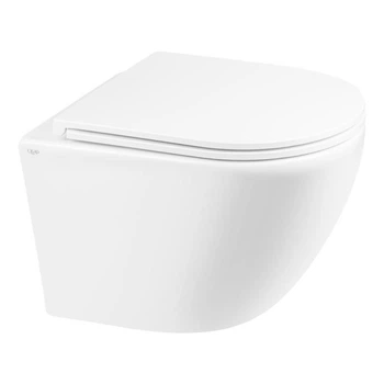 Унитаз Подвесной Qtap Robin Безободковый С Сидением Slim Soft-Close Qt1333046Enrw